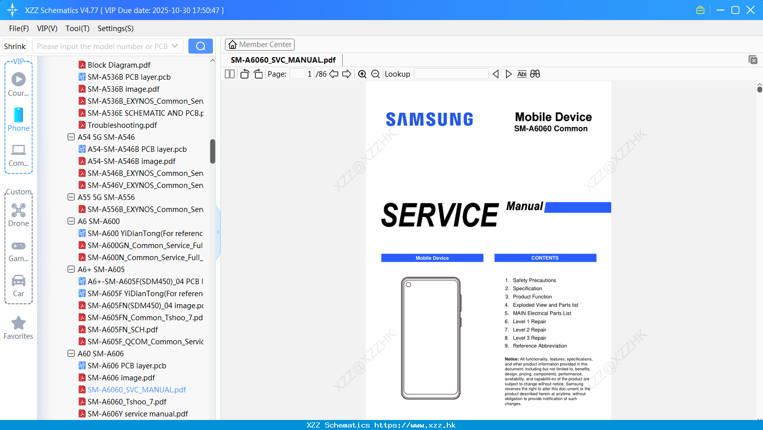 Samsung SM-A6060_SVC_MANUAL